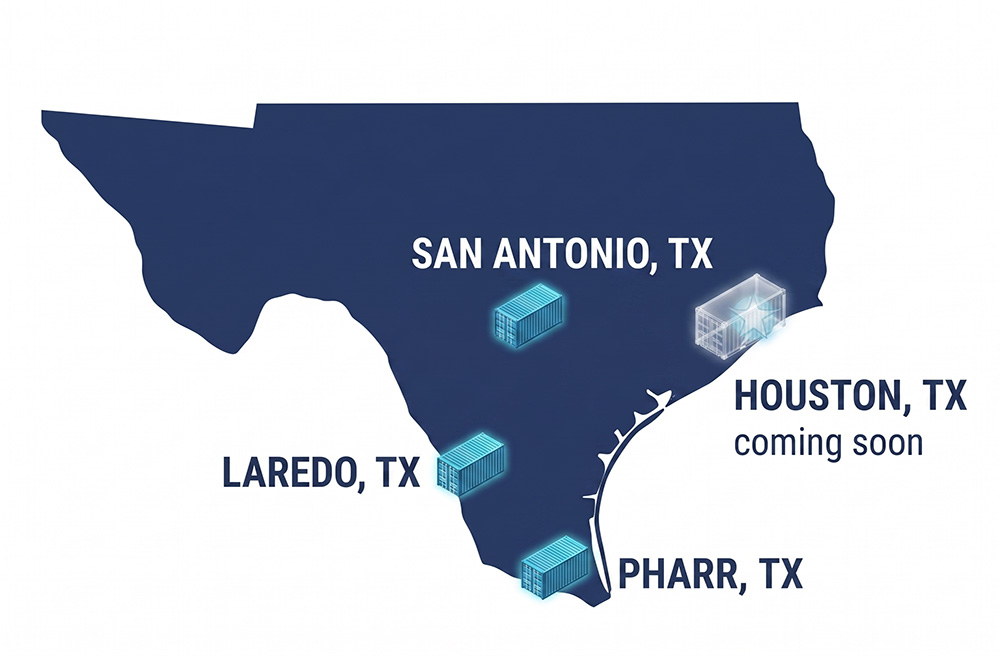 Local Container Services - Yard Map in Texas